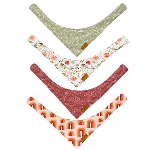 Remy+Roo Dog Bandanas - Rubi Set | Premium Fabric | Unique Shape | Adjustable Fit | Multiple Sizes