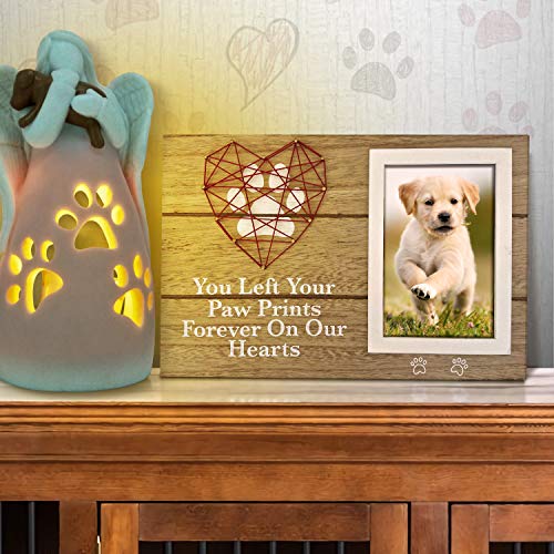 Pet Memorial Heart Design Picture Frame - 4x6