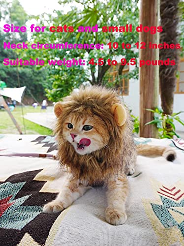 PenVinoo Lion Mane Wig for Dog and Cat Costume by RosyLife