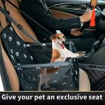 Paw Pattern Pet Car Booster Seat for Travel