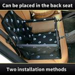 Paw Pattern Pet Car Booster Seat for Travel
