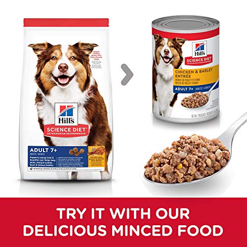 Hill's Science Diet Dry Dog Food, Adult 7+ for Senior Dogs, Chicken Meal, Barley & Brown Rice Recipe, 33 lb. Bag by Hill's Science Diet Dog