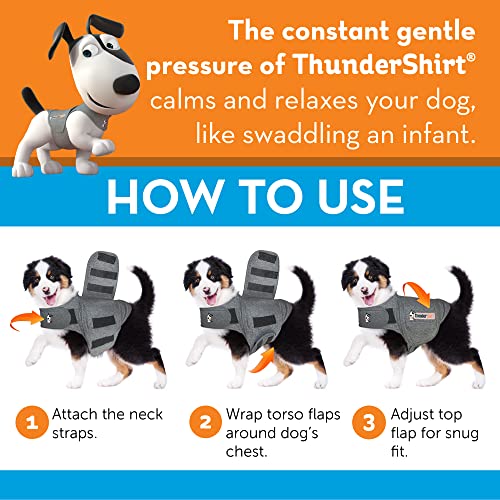 Thundershirt Dog Anxiety Treatment - Gray (Medium) by Central Garden & Pet