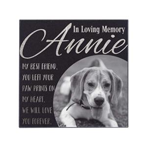 Custom Granite Pet Memorial Stone with Photo