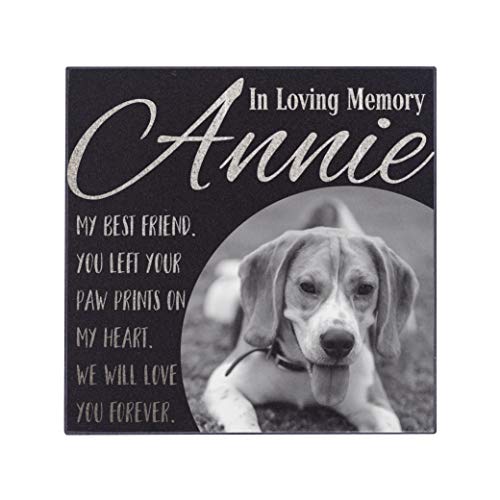 Customized Granite Pet Memorial Stone - Personalized Photo