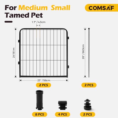 Portable Dog Playpen for Indoors - Medium/Small Dogs