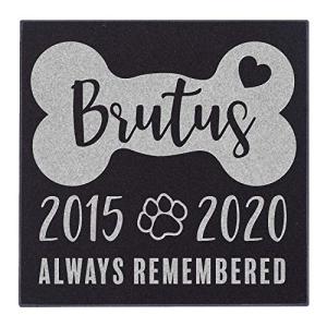 Personalized Granite Pet Memorial Stone - 12x12