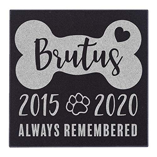 Personalized Pet Memorial Stone - Always Remembered