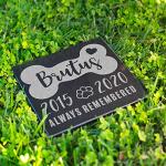 Personalized Granite Pet Memorial Stone - 12x12