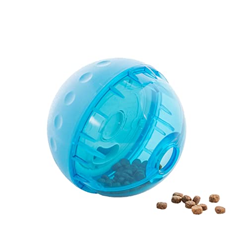 OurPets IQ Treat Ball Interactive Dog Toys (Slow Feeder, Dog Puzzle Toys, Treat Dispensing Dog Toys, Great Alternative to Snuffle Mats for Dogs) Dog Toys for Large Dogs & Small Dogs-Colors May Vary 4" by Our Pets