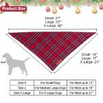 Stylish Christmas Dog Bandanas - 2 Pack