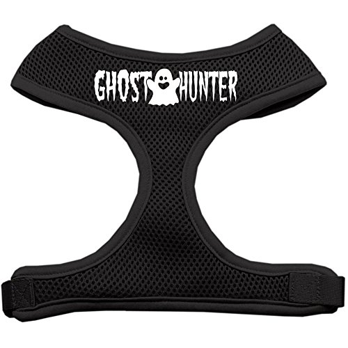 Mirage Pet Products Ghost Hunter Design Soft Mesh Dog Harnesses, Large, Black by Mirage Pet Products
