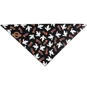 Halloween Glow Ghost Dog Bandanna, 22-Inch