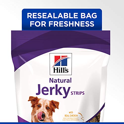 Hill's Dog Treats, Jerky Strips, Healthy Dog Snacks, Chicken Jerky, 7.1 oz. Bag from Hill's Pet Nutrition