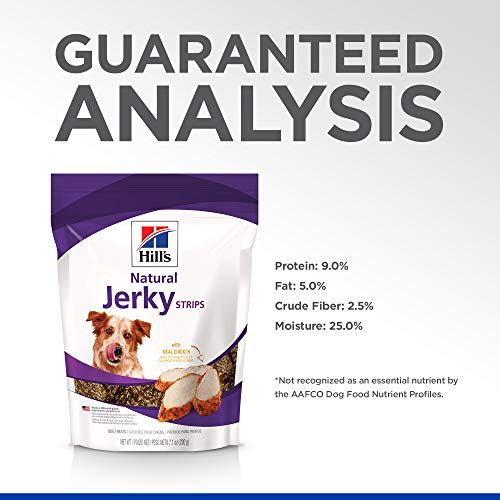 Hill's Dog Treats, Jerky Strips, Healthy Dog Snacks, Chicken Jerky, 7.1 oz. Bag from Hill's Pet Nutrition
