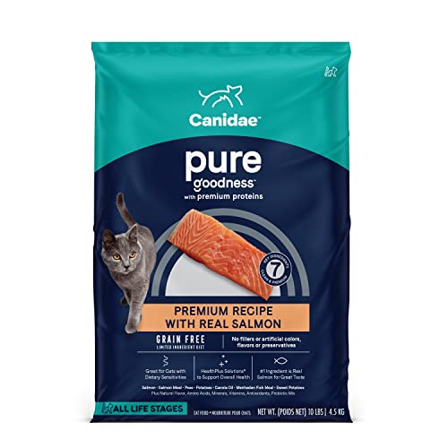 Canidae 3317 Grain Free Pure Sea Cat Dry Formula With Fresh Salmon, 10 Lbs from CANIDAE Corporation