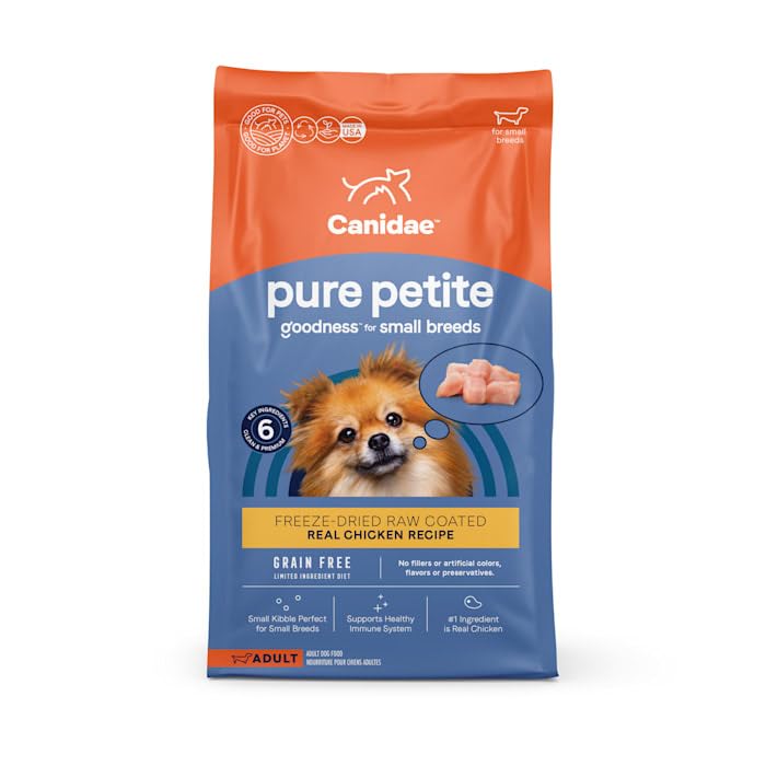 Canidae Pure Petite Raw Coated Chicken Dog Food 10Lb from CANIDAE Corporation
