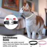 Cute Rhinestone Cat Collar with Quick Release Bell