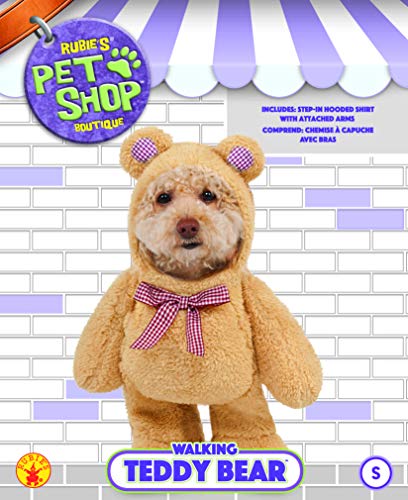 Walking Teddy Bear Pet Suit, Medium by Rubie's Costume Co.