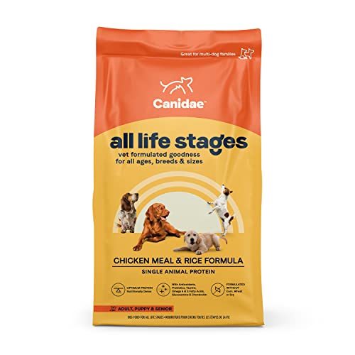 Canidae All Life Stages Dry Dog Food, Chicken Meal and Rice, 15lbs from CANIDAE Corporation