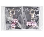 Pink Bell Training Charms for Dog and Cat Collars