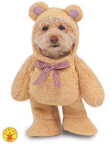 Walking Teddy Bear Pet Suit, Medium by Rubie's Costume Co.