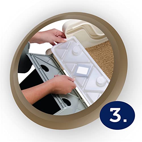 LitterMaid Odor Absorbing Litter Box Carbon Filters, 12 Pack, White from Littermaid