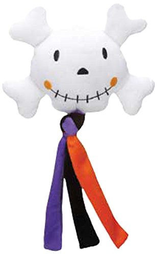 Zanies Halloween Tassel Tug Dog Toy, Skull by Leynas Pup Palace, LLC
