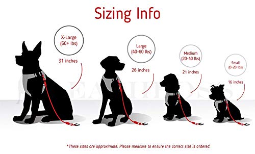 Leash Boss Dog Car Seat Belt Restraint - No-Chew Heavy Duty Car Seatbelt for Pets - 5 Sizes - Coated Steel Rope to Prevent Chewing (26 in) by Leashboss