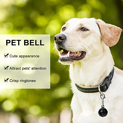 10 Pcs Cat Dog Collar Bells, Jingle Bell for Cat Collar, Dog Collar Charms, Colourful Pet Small Bells with Clasps, Pet Collar Accessories, Festival Party DIY Crafts Decoration from Molain
