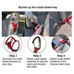 Kurgo Tru-Fit Dog Car Harness with Seatbelt Tether