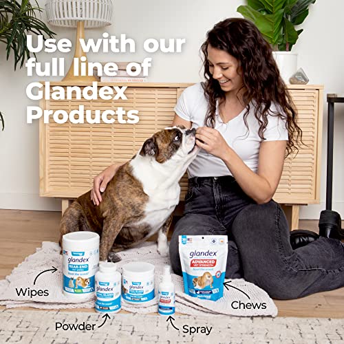 Glandex Anal Gland Soft Chew Treats with Pumpkin for Dogs 60ct Chews with Digestive Enzymes, Probiotics Fiber Supplement for Dogs â Vet Recommended - Boot The Scoot (Peanut Butter) - by Vetnique Labs by Glandex