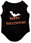 Mirage Pet Happy Halloween Black T-Shirt, Size S