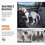 Adjustable Reflective Dog Car Seatbelt with Hook