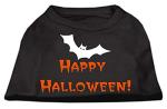 Happy Halloween Pet T-Shirt in Black, XL