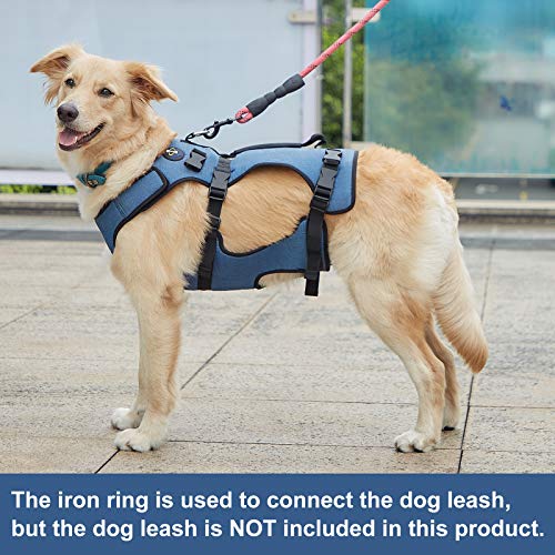 Coodeo Dog Lift Harness, Support & Recovery Sling, Pet Rehabilitation Lifts Vest Adjustable Breathable Straps for Old, Disabled, Joint Injuries, Arthritis, Paralysis Dogs Walk (XLarge) from Hanfu