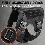 Rabbitgoo Tactical Dog Harness for Large Breeds