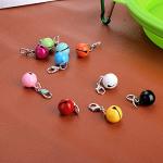 Colorful Cat and Dog Collar Jingle Bells - 10 Pack