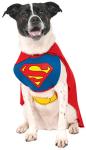 Superman Dog Costume in Blue and Red, XL