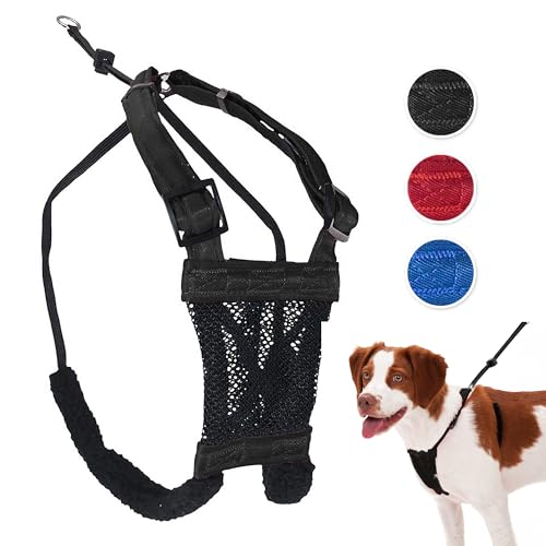 SPORN No Pull Dog Harness, Black, Medium from YUP!