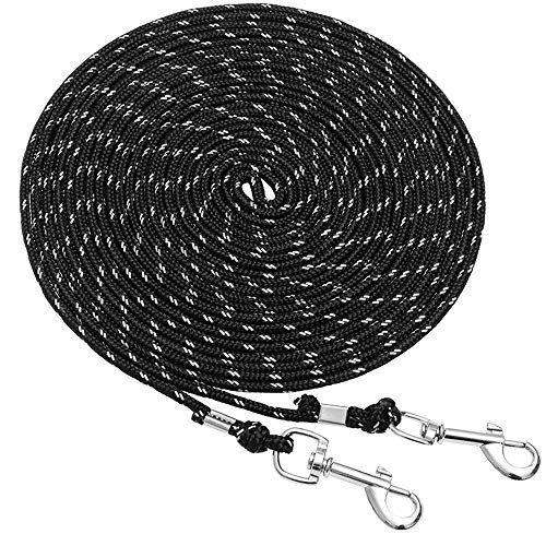 CHERPET Reflective Cat Leash - 26-feet Escape Proof Walking Leads Yard Long Leash Durable Safe Personalized Extender Leash Traning Play Outdoor for Puppies/Kittens/Rabbits/Small Animals from CHERPET