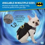 Batman Dog Harness for Small Breeds, Grey