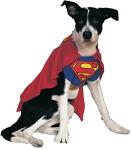 Superman Dog Costume in Blue and Red, XL