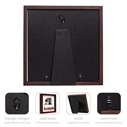 Pearhead Pet Collar Keepsake Picture Frame, Pet Owner Holiday Christmas Gift, Espresso from Pearhead Inc.