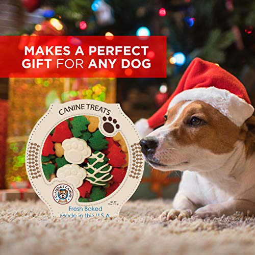 Miles Kimball Claudia's Canine Cuisine - Santa Paws Classic Gourmet Dog Cookies, Assorted, one Size fits All from Claudia's Canine Bakery