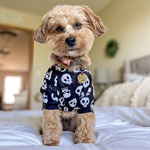 CuteBone Halloween Dog Jumpsuit Skull Shirt Pet Pajamas Bodysuit for Large Doggie Onesies P11L from CuteBone