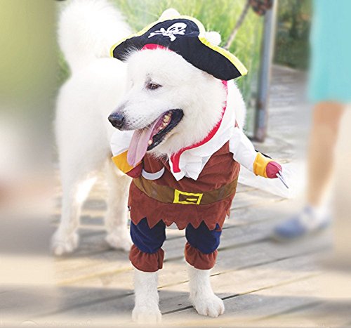 NACOCO Pet Dog Costume Pirates of The Caribbean Style (Small) by NACOCO