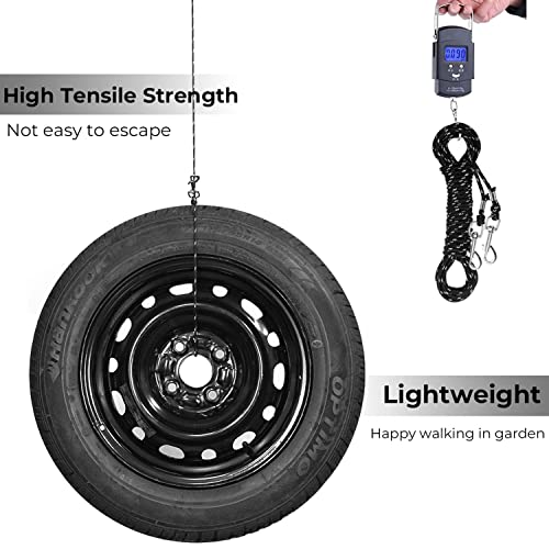 CHERPET Reflective Cat Leash - 26-feet Escape Proof Walking Leads Yard Long Leash Durable Safe Personalized Extender Leash Traning Play Outdoor for Puppies/Kittens/Rabbits/Small Animals from CHERPET