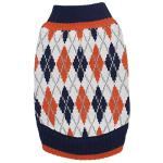 Blueberry Pet Argyle Dog Sweater, Midnight Blue