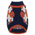 Blueberry Pet Argyle Dog Sweater, Midnight Blue